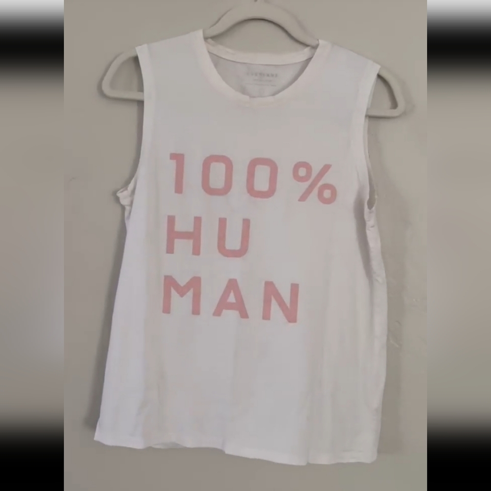 Everlane White 100% Human Muscle Tank Top XS